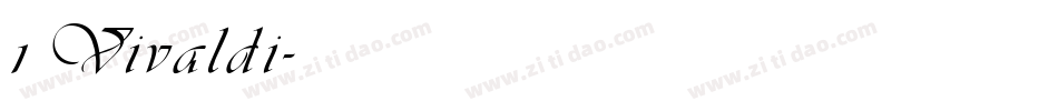 1 Vivaldi字体转换
